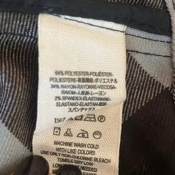 Free People Geometric Precision Plaid Pencil Skirt NWT - Picture 10 of 10